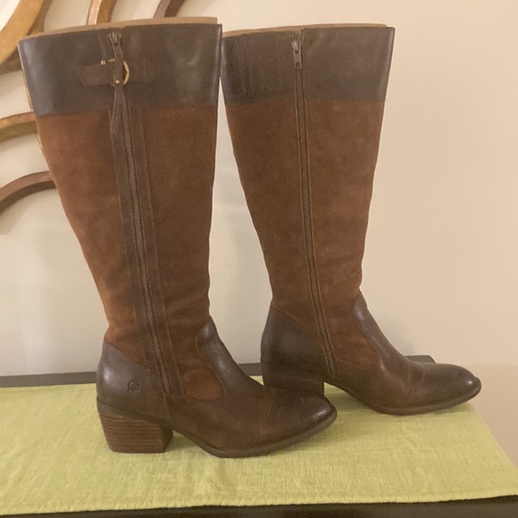 Born Uchee Leather and Suede Boots - 9 - Picture 2 of 8